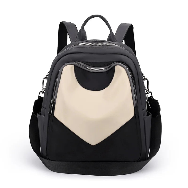 Sac à Dos Tendance Simple Noir Gris Sac a dos Femme