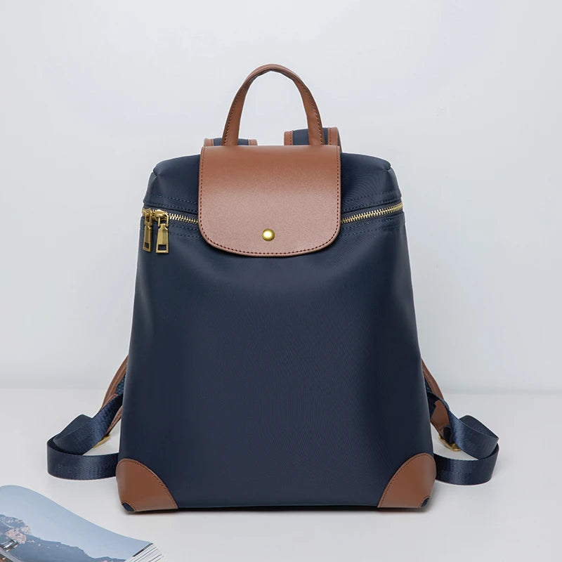 Sac à Dos Pliable Nylon Bleu Sac a dos Femme
