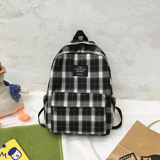 Sac à Dos à Carreaux Sac a dos Femme