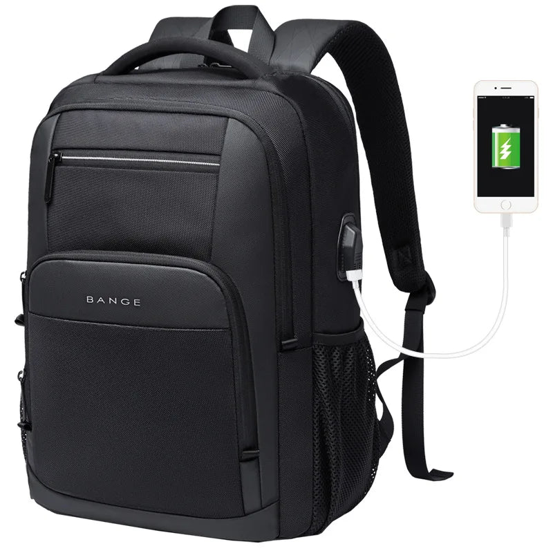Sac à Dos Collège Grande Capacité 45x32x15cm Noir