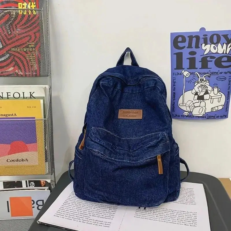 Sac à Dos Denim Dark bleu Sac a dos Femme
