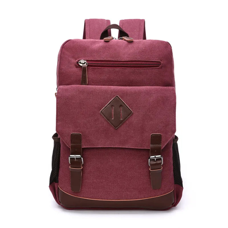Sac à Dos Femme Style Vintage Rouge Sac a dos Femme