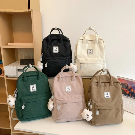 Sac à Dos Velours Côtelé