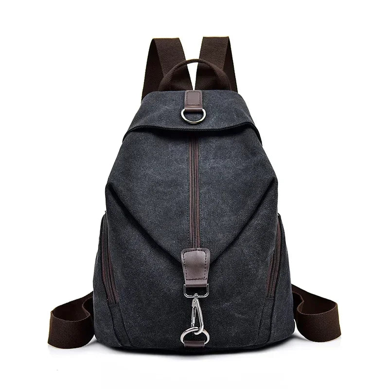 Sac à Dos En Toile Femme Noir Sac a dos Femme