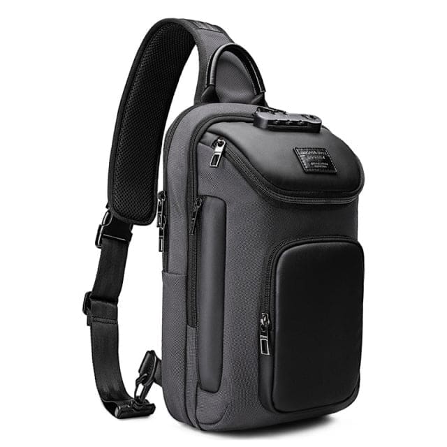 Sac à Bandoulière Homme Gris Sac a dos Homme