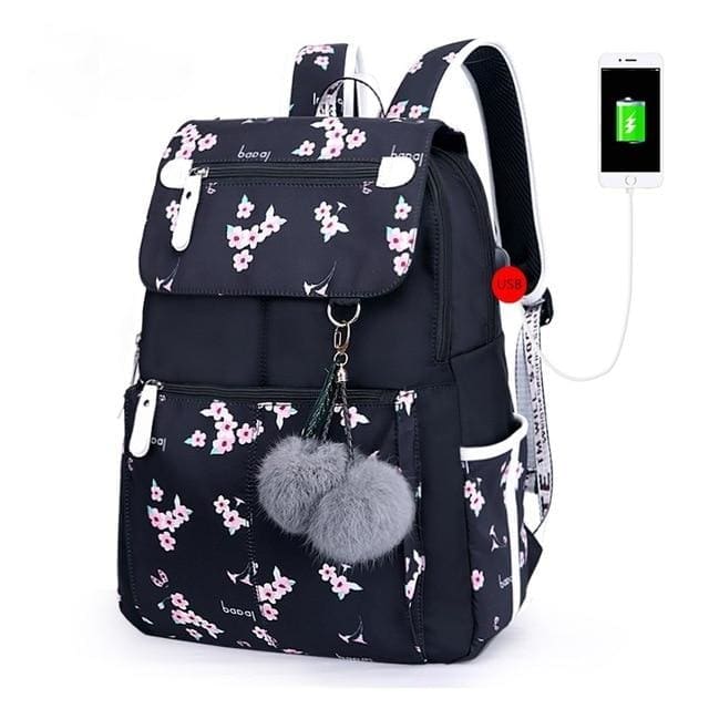 Sac à Dos Ado Fille Swag Fleur Sac à dos Fille