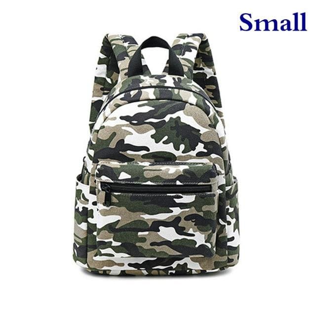 Sac à Dos Camouflage Blanc Small Sac a dos Garcon