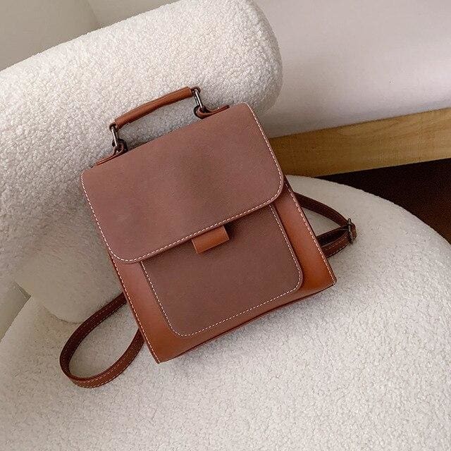 Sac à Dos Femme Citadine Brun Sac a dos Femme