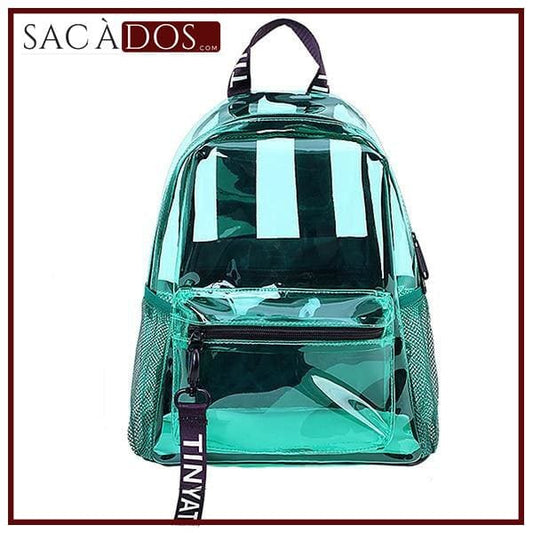Sac a Dos Transparent Vert Sac a dos Femme