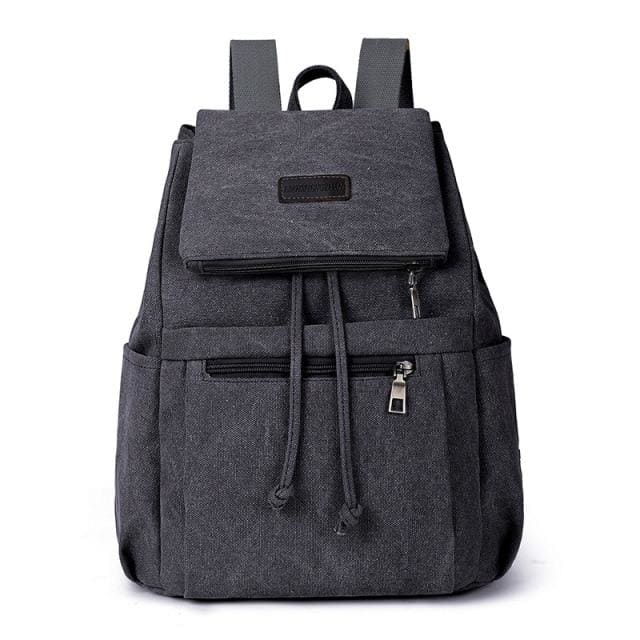 Sac à Dos en Tissu Femme Noir Sac a dos Femme