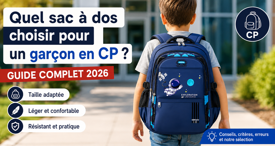 Quel sac à dos choisir pour un garçon en CP ? Guide complet 2026