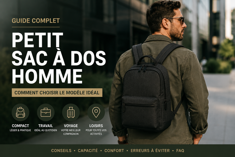 Petit sac à dos homme : comment choisir le modèle idéal pour le quotidien, le travail et les voyages ?