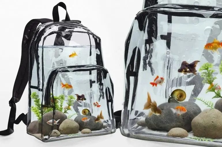 Le sac a dos aquarium