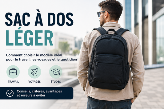 Sac à Dos Toile Léger 24L – Voyage, Ordinateur 15,6" & Quotidien