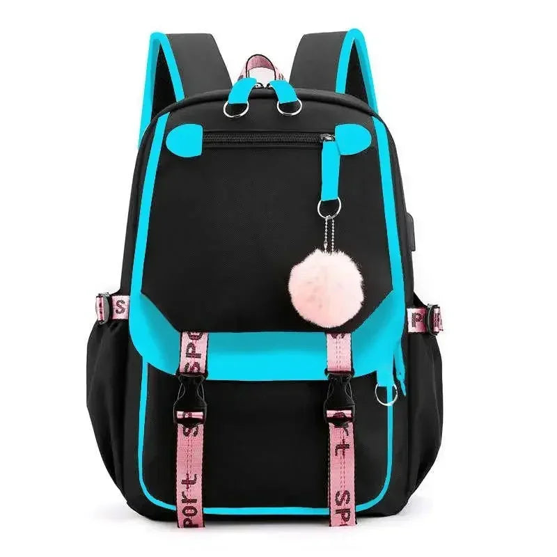 Cartable Kawaii Bleu Sac à dos Fille