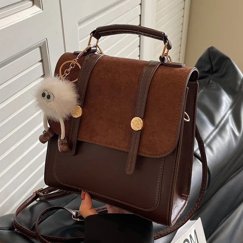 Cartable Simili Cuir Sac a dos Femme