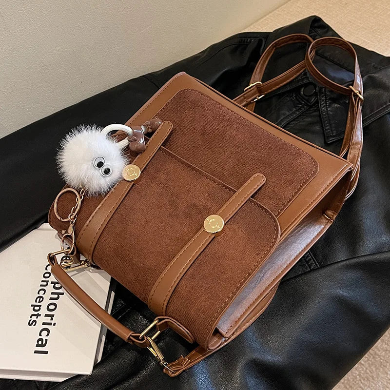 Cartable Simili Cuir Sac a dos Femme
