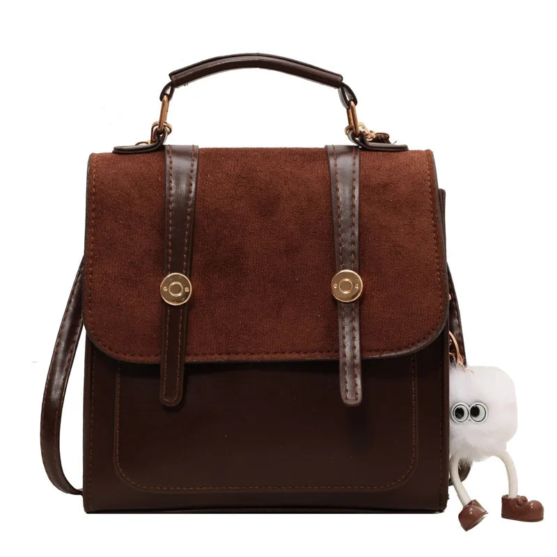 Cartable Simili Cuir Sac a dos Femme