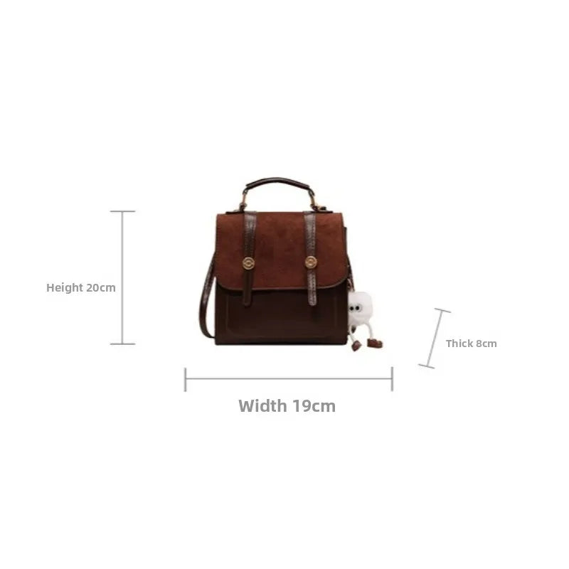 Cartable Simili Cuir Sac a dos Femme