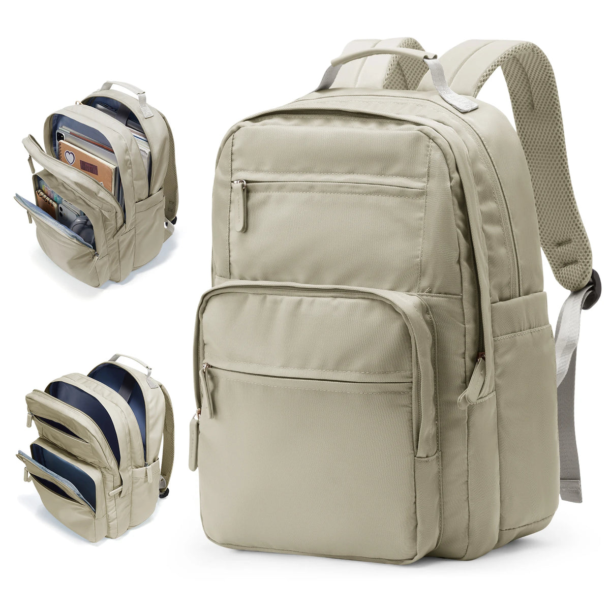 Grand Sac à Dos Pour Femmes Khaki Sac a dos Femme