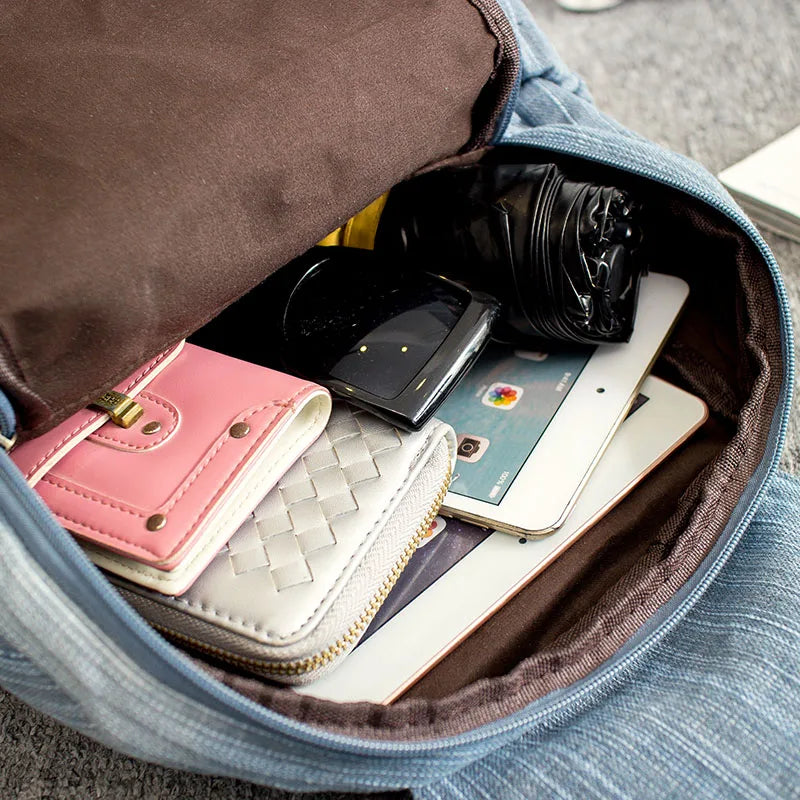 Sac à Dos Retro Jean Sac a dos Femme