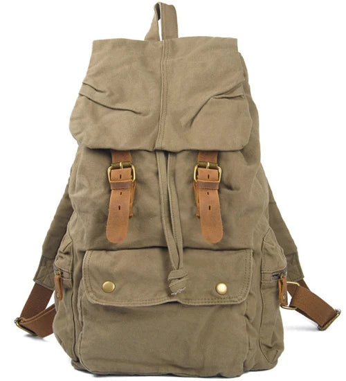 Sac à Dos Vintage Homme Army green Sac a dos Homme