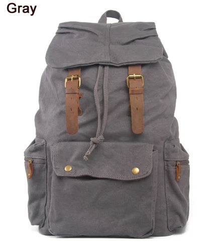 Sac à Dos Vintage Homme Gris Sac a dos Homme