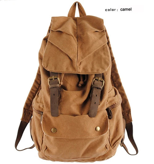 Sac à Dos Vintage Homme Camel Sac a dos Homme