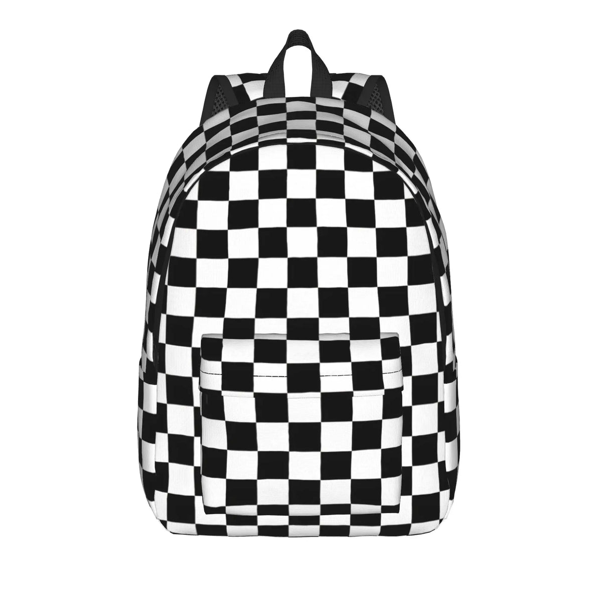 Mini Sac à Dos Carreaux Noir Sac a dos Femme