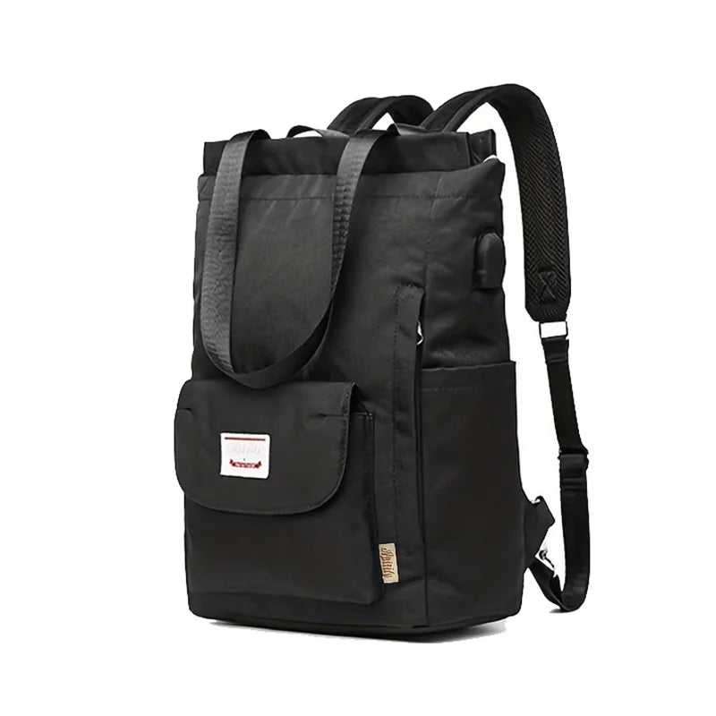 Sac à Dos Rectangulaire Femme Noir 15 pouces Sac a dos Femme