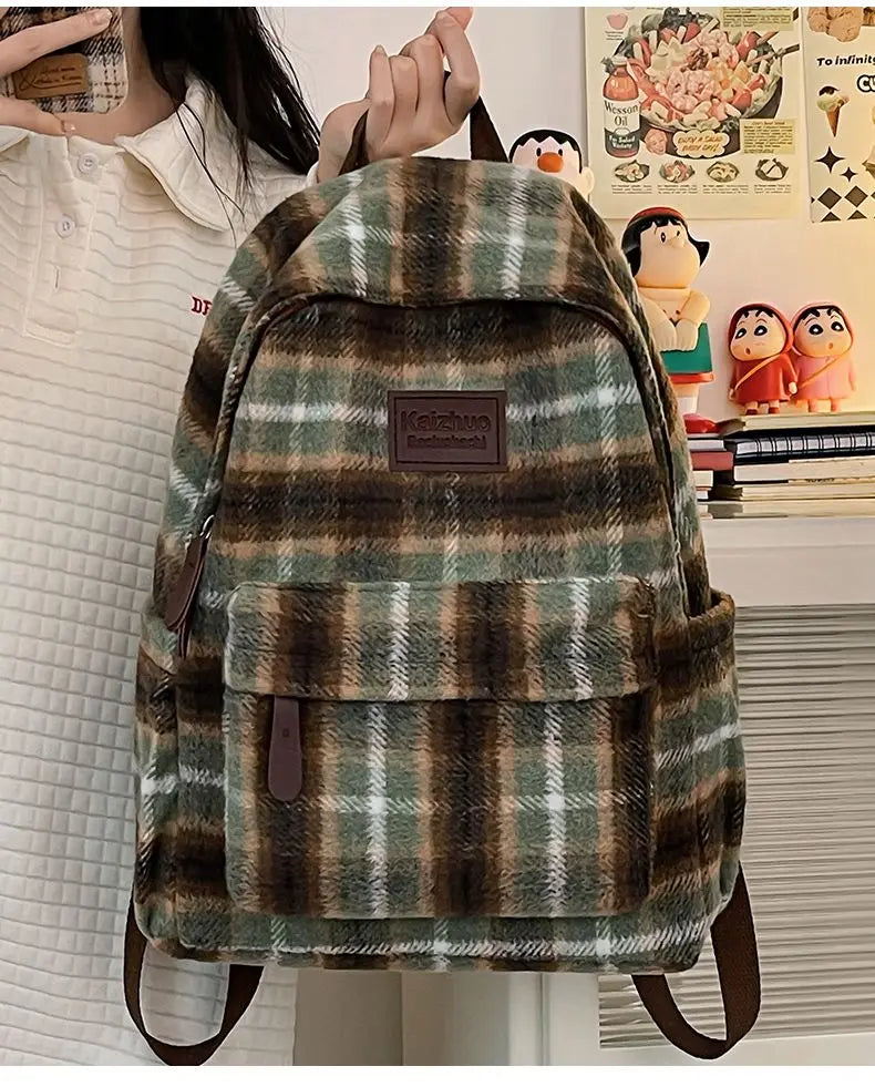 Sac écossais Sac a dos Femme