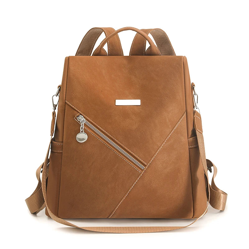 Petit Sac a Dos Simili Cuir Femme Jaune 30cm 13cm 31cm Sac a dos Femme