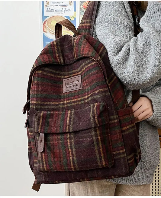 Sac écossais Sac a dos Femme