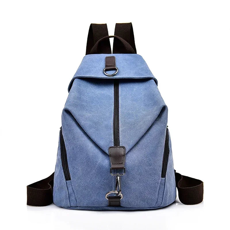 Sac à Dos En Toile Femme Bleu Sac a dos Femme