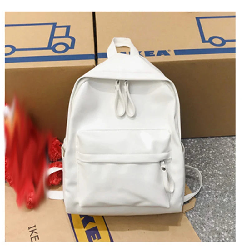 Sac à Dos épuré Femme Blanc Sac a dos Femme