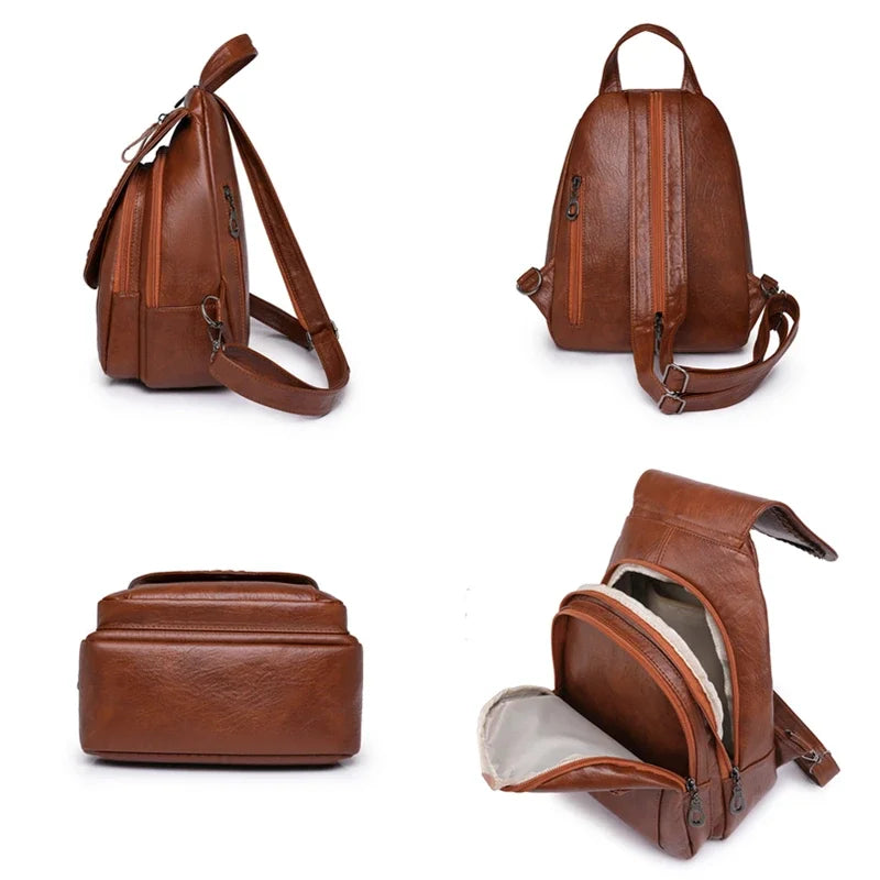 Sac à Dos Pu Souple Sac a dos Femme
