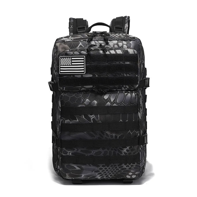 Sac Crossfit Femme black python 50L Sac à dos de Voyage