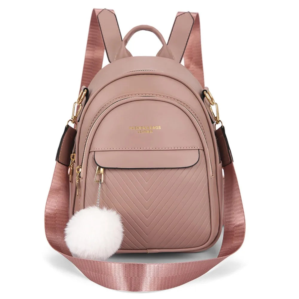 Sac à Dos Preppy Pour Femme Rose Sac a dos Femme