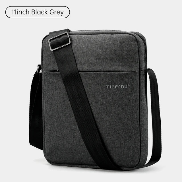 Petite Sacoche Homme Bandoulière Black Grey 11 pouces