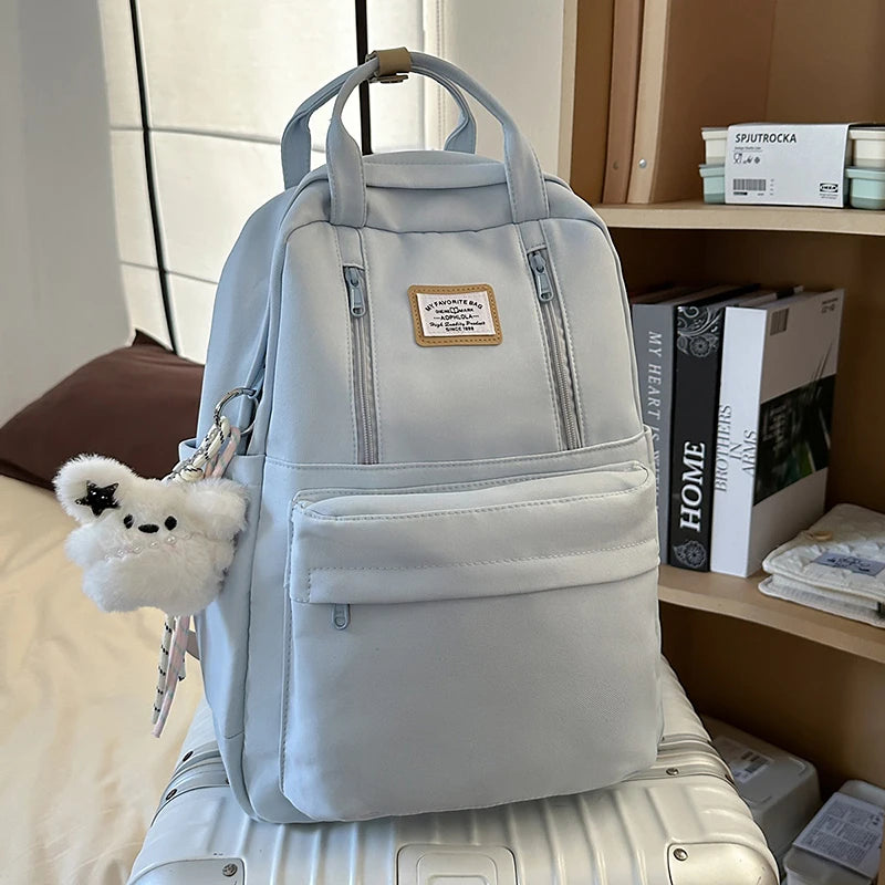 Sac à Dos Style Japonais Bleu Sac a dos Femme