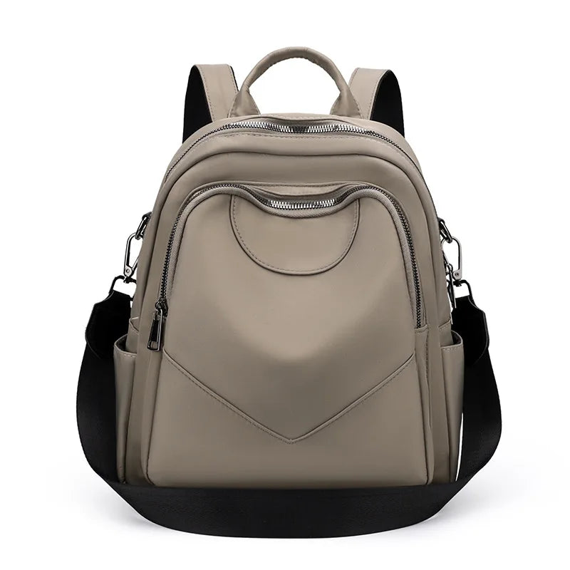 Sac à Dos Tendance Simple Khaki Sac a dos Femme