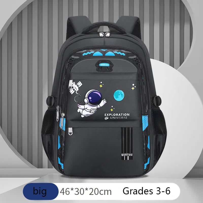 Sac à Dos CP Garçon Astronaute | Léger, Résistant & Confortable Grand Noir Sac a dos Garcon