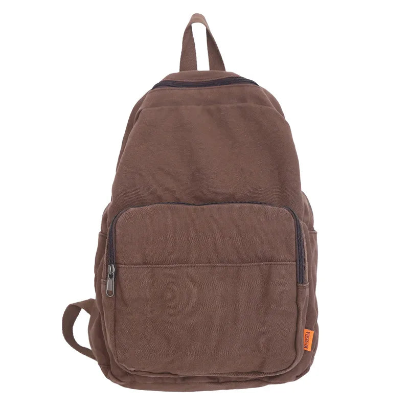 Sac à Dos En Toile Chocolat Sac a dos Femme