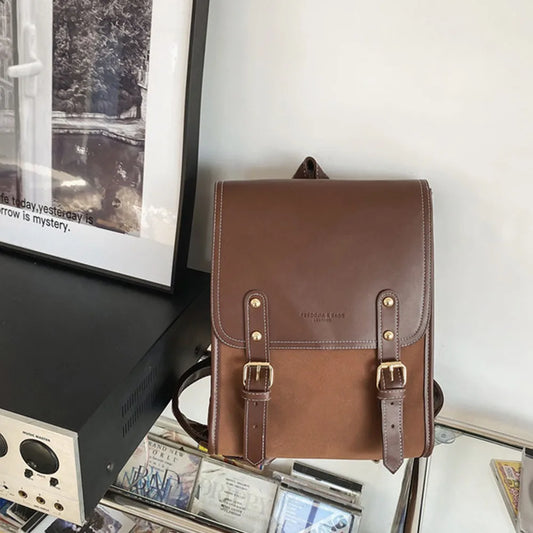 Sac à Dos Retro Femme Brown Sac a dos Femme