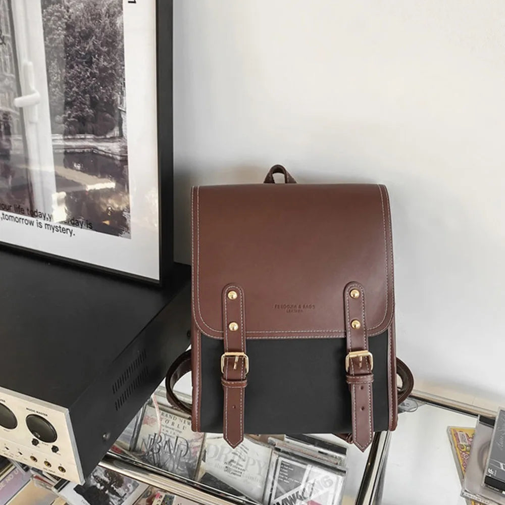 Sac à Dos Retro Femme Black Sac a dos Femme