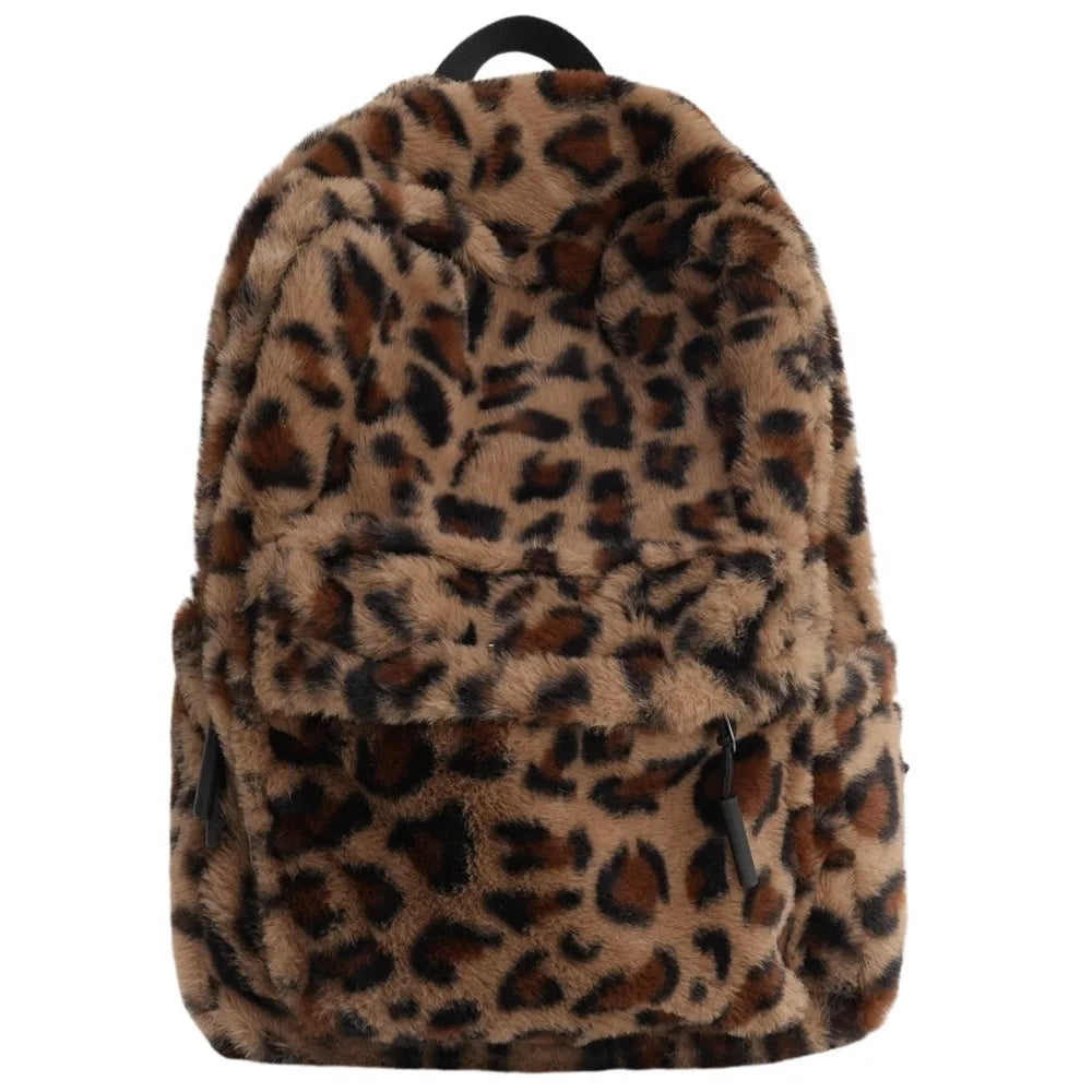 Sac à Dos Peluche Leopard Leopard Sac a dos Femme