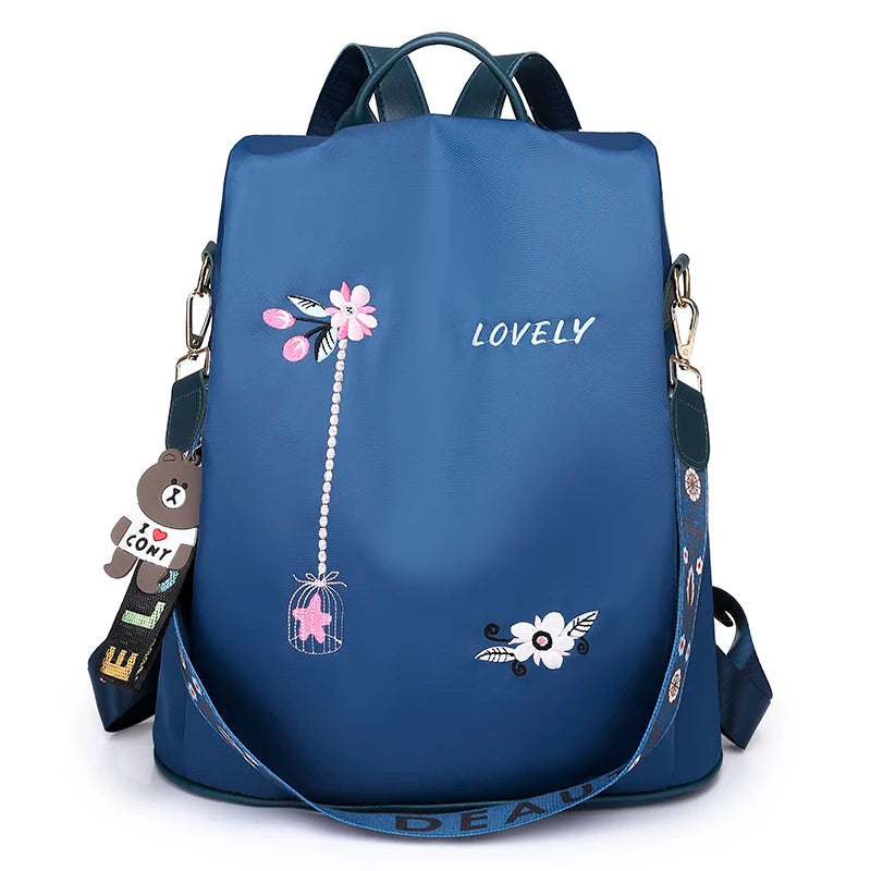 Sac à Dos Inviolable Embroidery-Big Blue China Mainland Sac a dos Femme