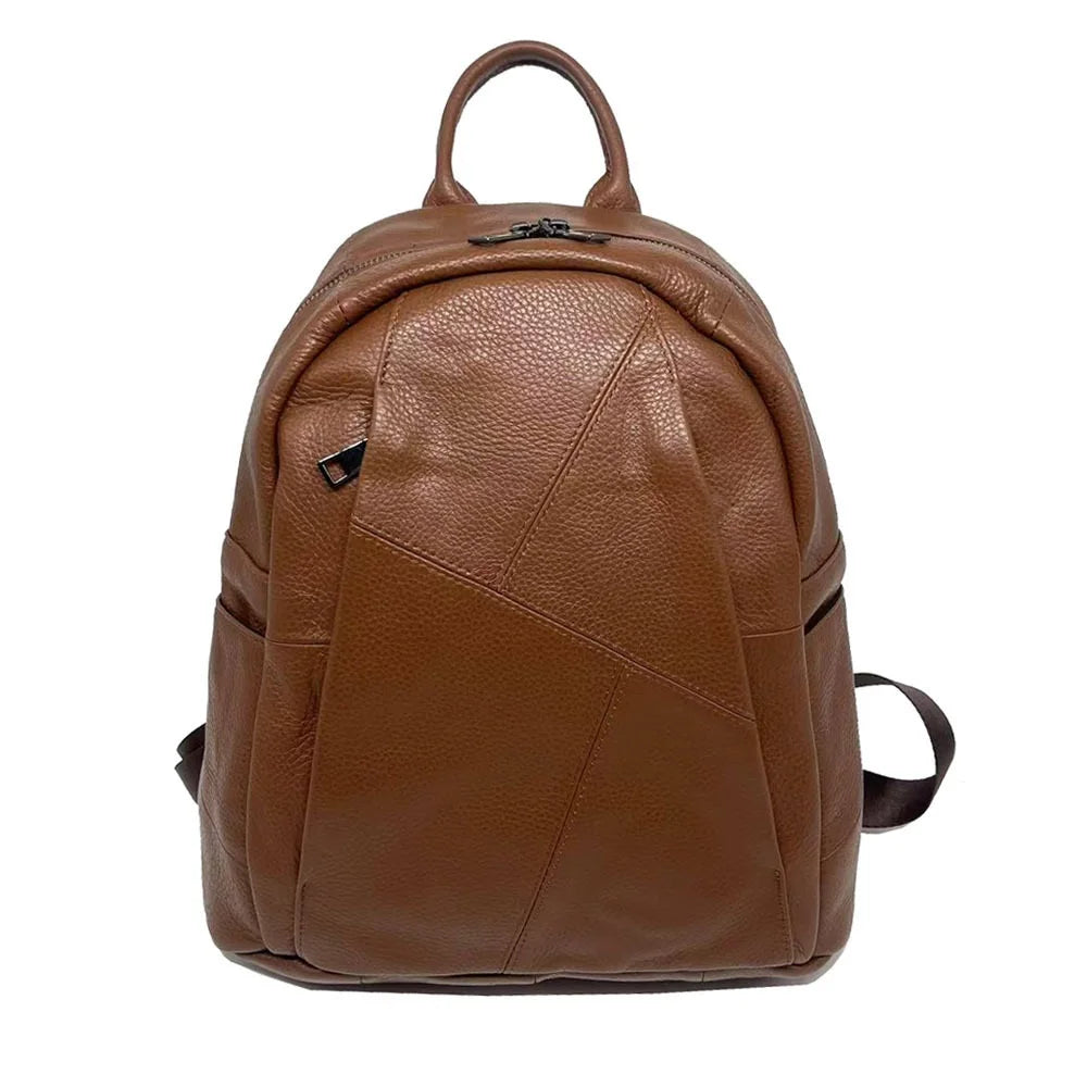 Sac à Dos Simili Cuir Souple Marron Sac a dos Femme