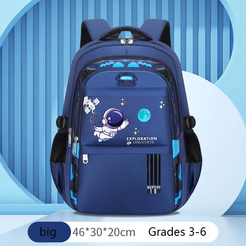 Sac à Dos CP Garçon Astronaute | Léger, Résistant & Confortable Grand Bleu Sac a dos Garcon