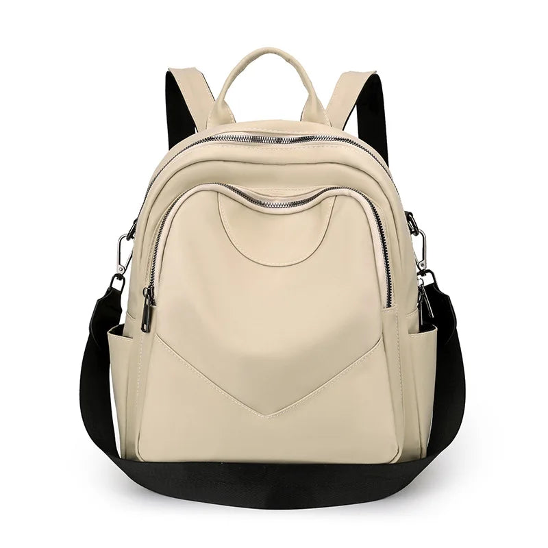 Sac à Dos Tendance Simple Apricot Sac a dos Femme